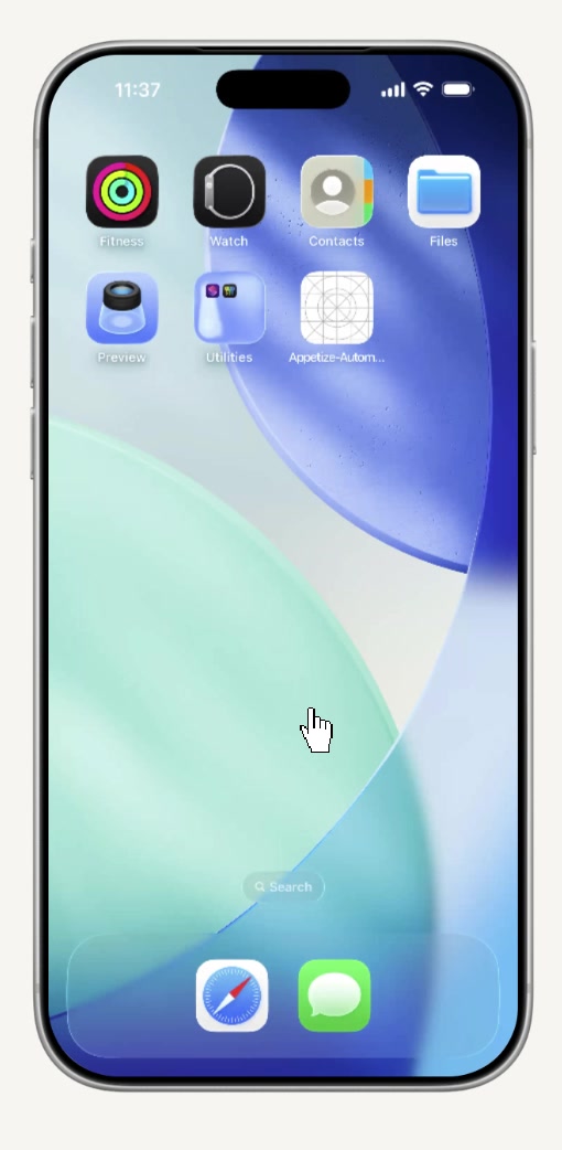 iPhone Home Screen before adding TelBuddy