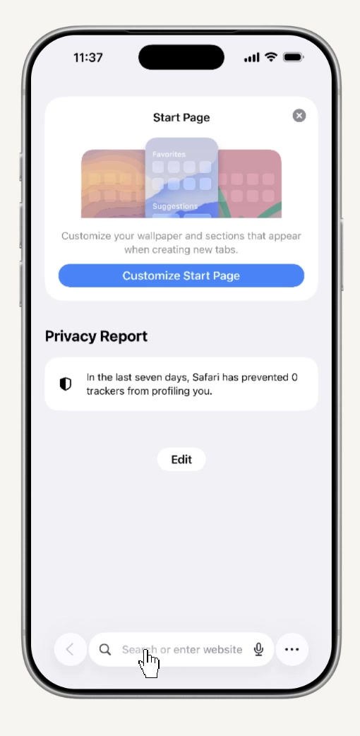Open Safari